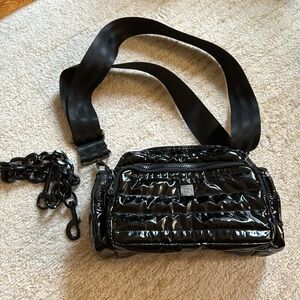 Think Royln The Triad Bag Black Patent